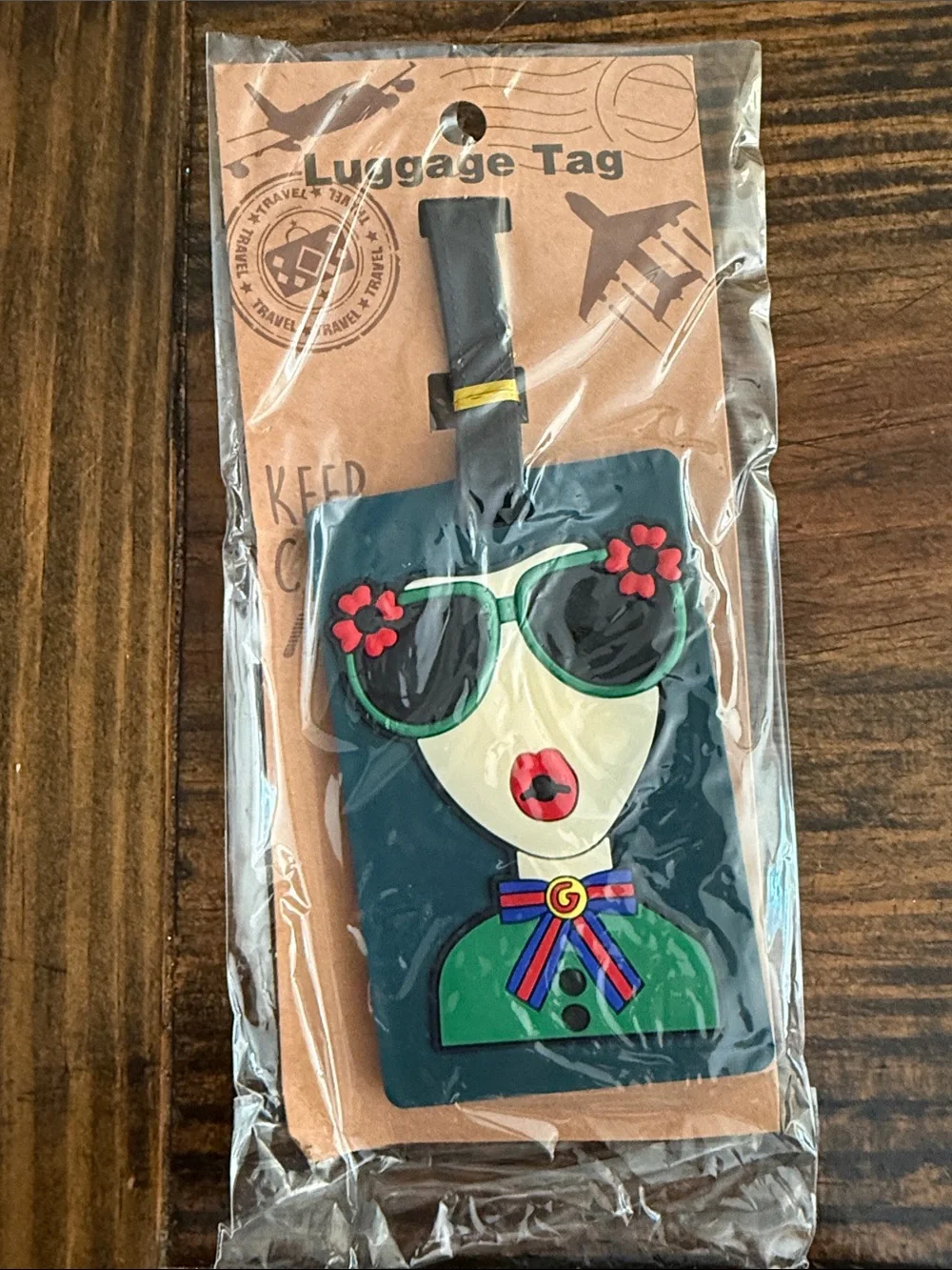 Fancy Women’s Sunglass Graphic Luggage Tags (Variety of Styles Available)